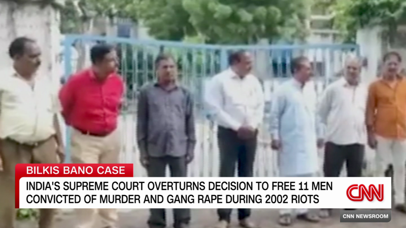 Release of 11 men convicted of murder and gang rape in India reversed
