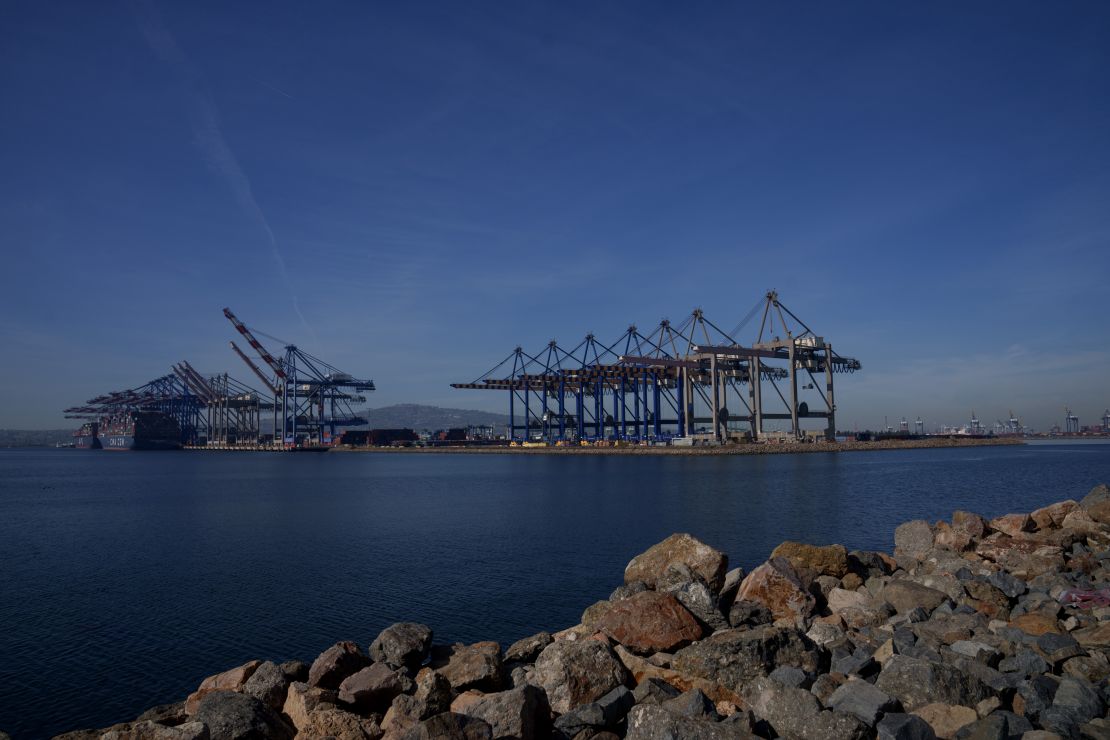 The Port of Los Angeles in Los Angeles, California, US, on Monday, Dec. 4, 2023. The US Census Bureau is scheduled to release trade balance figures on December 5. Photographer: Eric Thayer/Bloomberg via Getty Images