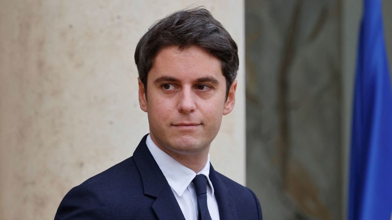 Gabriel Attel became France's youngest and first openly gay prime minister