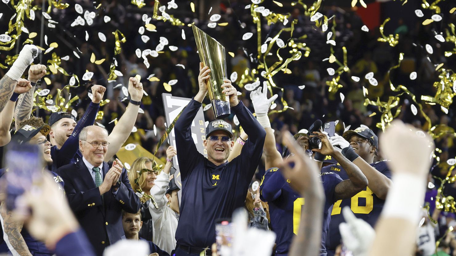 Jim Harbaugh After winning national title at Michigan, could head