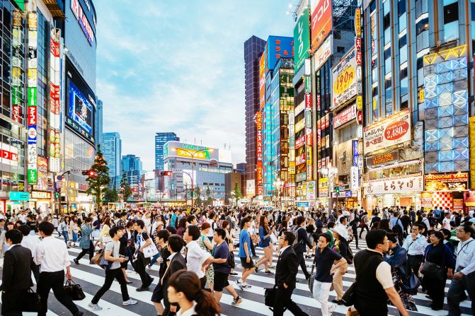 <strong>4. Japan:</strong> Japan is one of two Asian nations that has dominated the No.1 spot on the Henley Passport Index for the past five years. (Pictured: Shinjuku, Tokyo.)