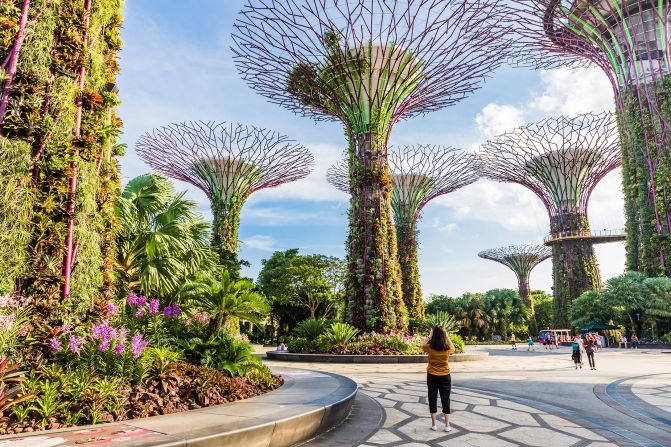 <strong>1. Singapore: </strong>The top countries now have easy visa-free access to more destinations than ever before. (Pictured: Gardens by the Bay.)<br />