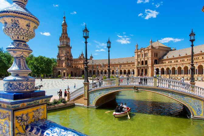 <strong>1. Spain:</strong> The Henley Passport Index is based on data provided by the International Air Transport Association, or IATA. (Pictured: Seville, Spain.)<br />