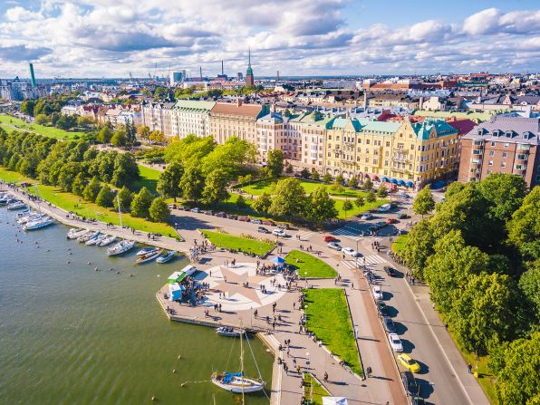 <strong>2. Finland: </strong>Three countries are tied in second place, with easy access to 193 destinations. (Helsinki's Ullanlinna district is pictured.)