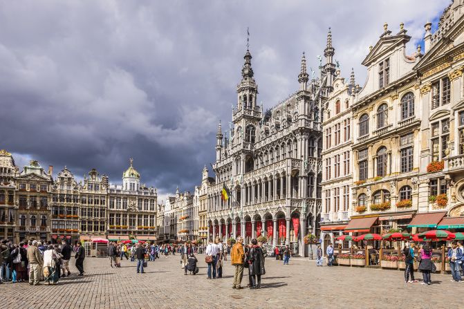 <strong>4. Belgium:</strong> Belgium is one of five countries tied in fourth place on the index. (Pictured: The Grand-Place in Brussels.) <br />