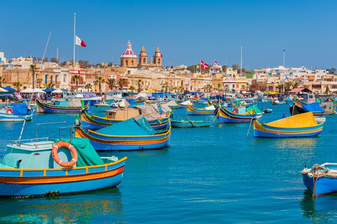 <strong>5. Malta: </strong>Citizens of Malta can wave their passports for easy access to 190 destinations around the world. (Pictured: Marsaxlokk, Malta.) 
