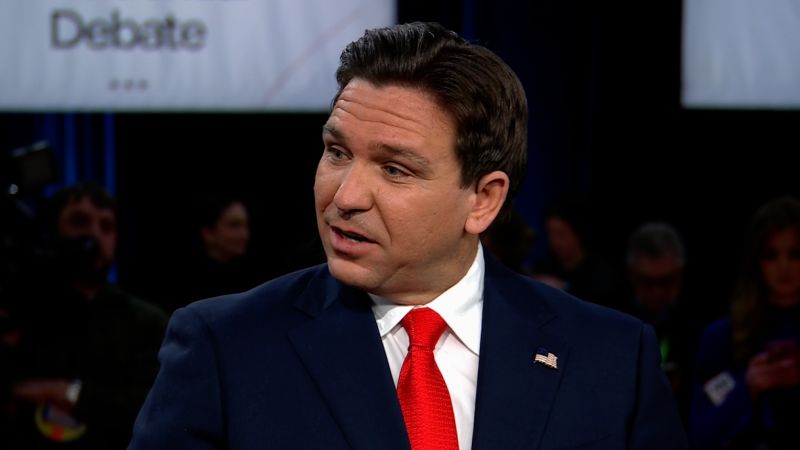 DeSantis reacts to Christie’s hot mic comments | CNN Politics