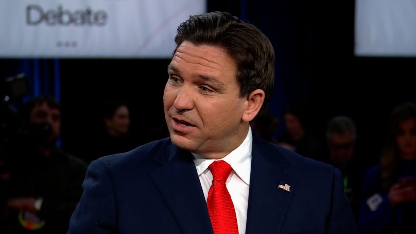 Desantis Reacts To Christie’s Hot Mic Comments 