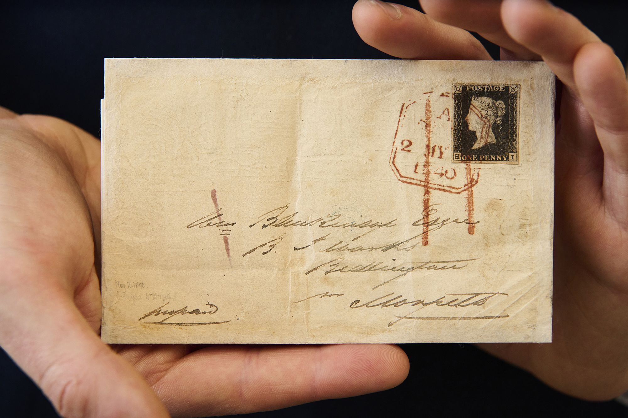 Penny Black: 'First' piece of mail sent using a stamp could fetch