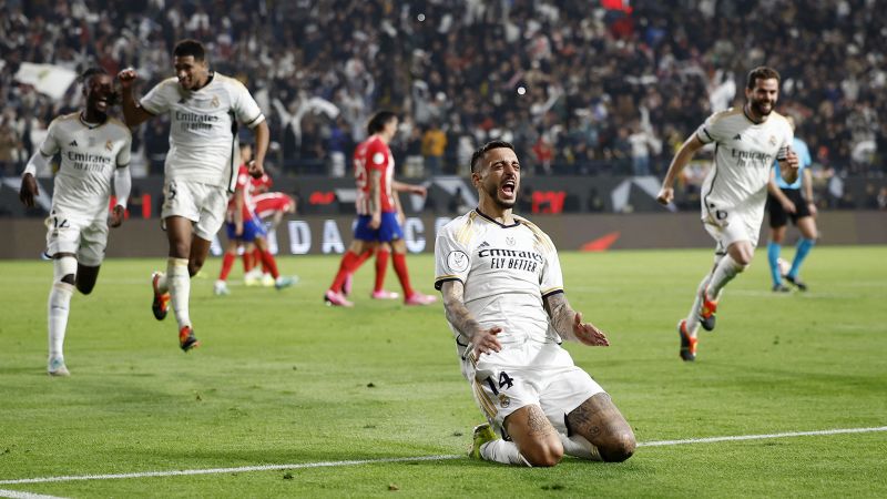 El Real Madrid llega a la final de la Supercopa de España tras una emocionante victoria sobre el Atlético de Madrid en la prórroga