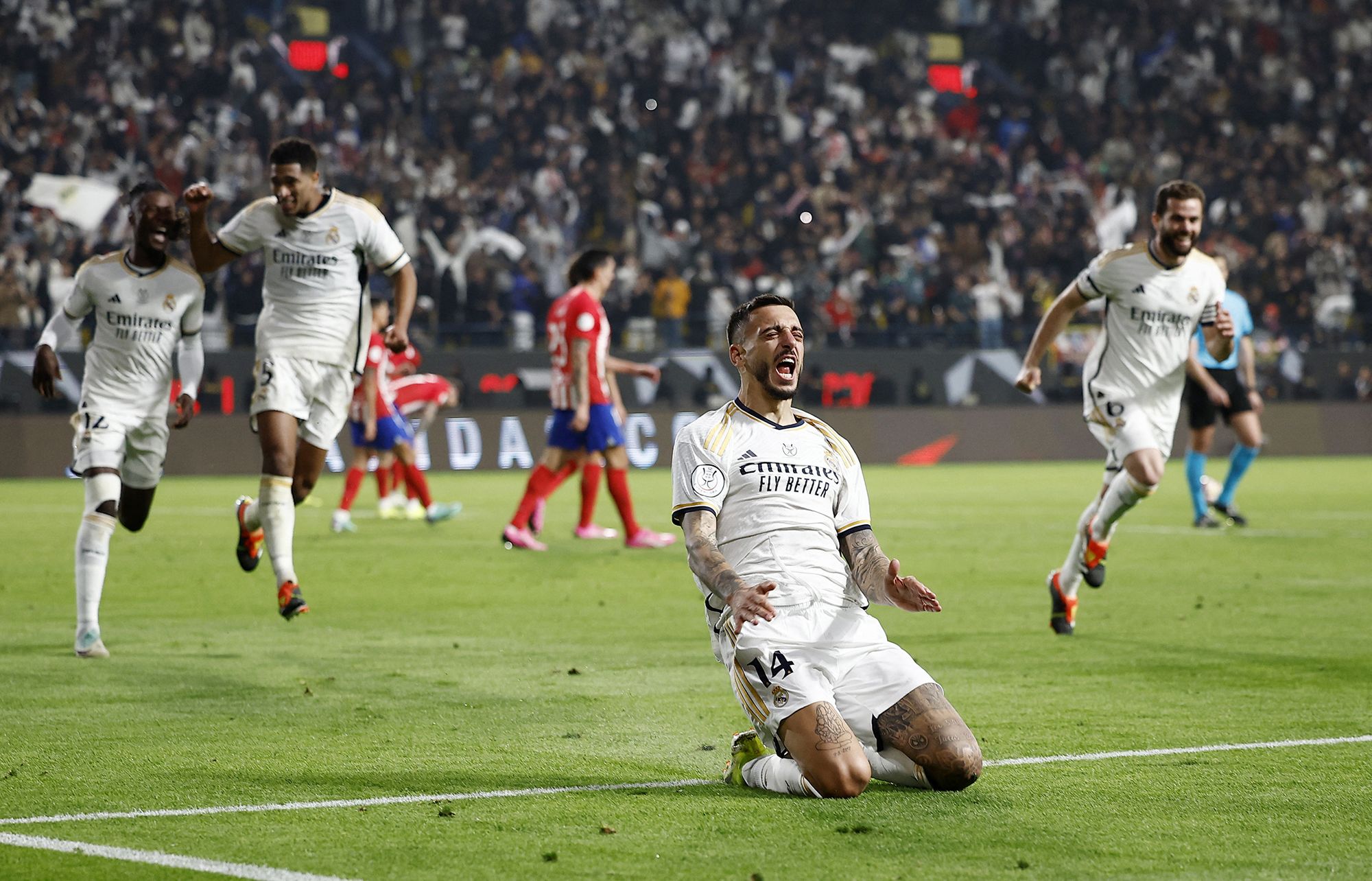 Real Madrid reaches Spanish Super Cup final after thrilling extra time win  over Atlético Madrid