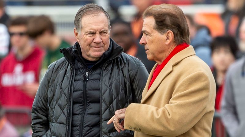 The Many Connections Of Bill Belichick And Nick Saban, Departing Titans ...