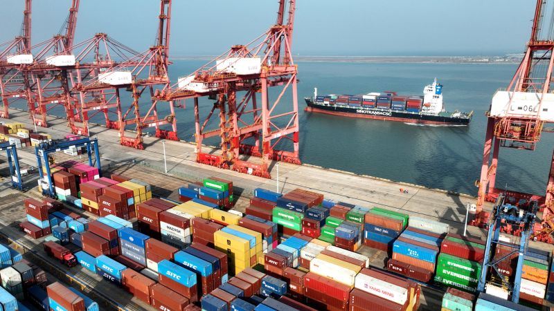 Read more about the article China’s exports slump for the first time in seven years – CNN