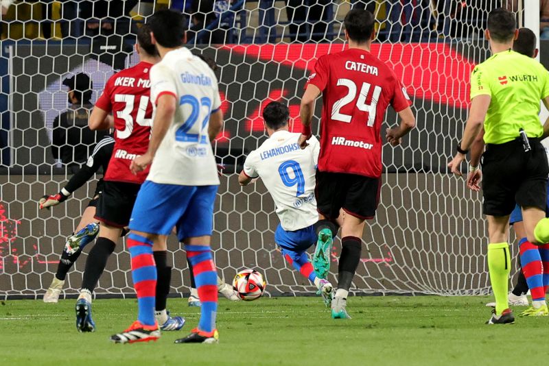 Barcelona Beat Osasuna 2-0 To Set Up Spanish Super Cup Final With Arch ...