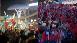 screengrab taiwan election crowds