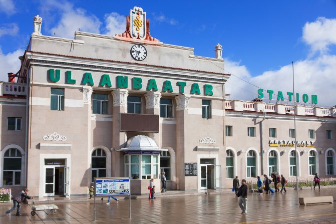 Ulaanbaatar train station, Ulaanbaatar, Mongolia