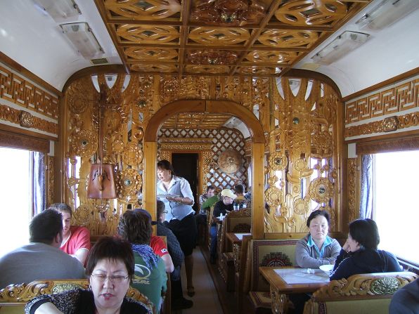 APKBYA Trans Siberian express train carriage, Mongolia, Asia. Image shot 2006. Exact date unknown.