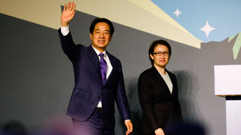 El gobernante Partido Democrático Progresista de Taiwán ganó su tercera elección presidencial consecutiva cuando los votantes rechazaron las advertencias de China.