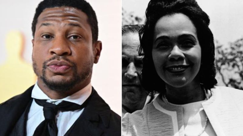 VIDEO: Marvel actor Jonathan Majors says he wants a Coretta Scott King-type. Hear her son's response