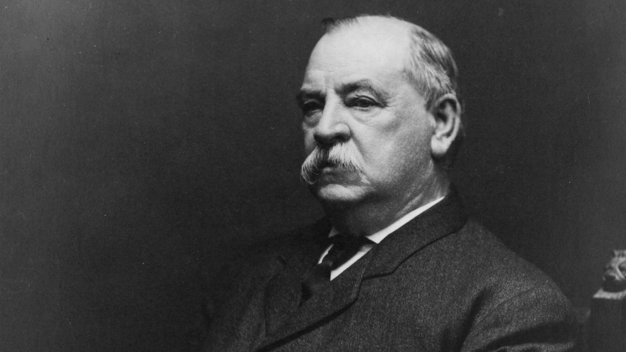 circa 1895:  Grover Cleveland (1837 - 1908), the 22nd and 24th President of the United States of America.