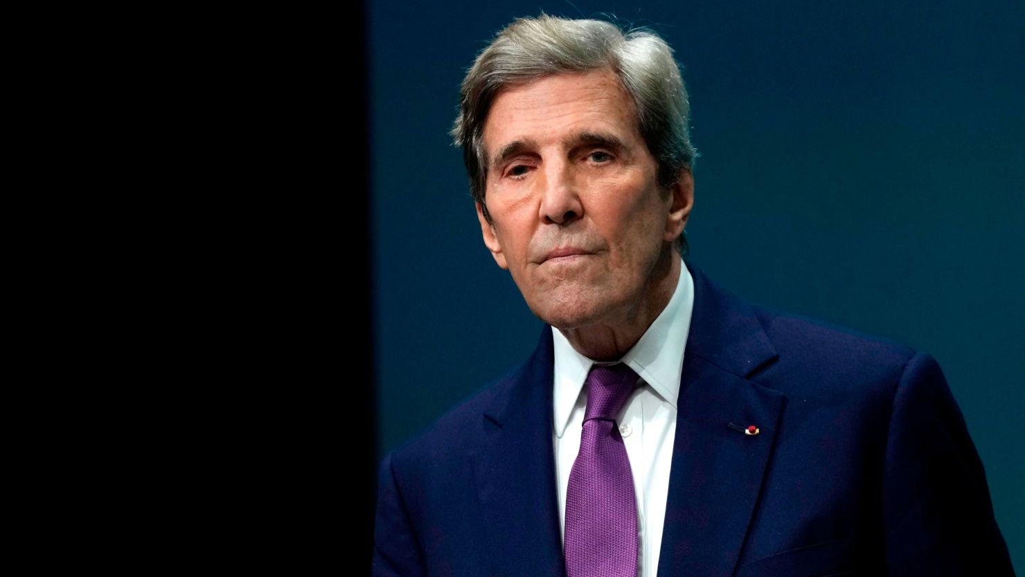 John Kerry, U.S. Special Presidential Envoy for Climate, speaks during a news conference at the COP28 U.N. Climate Summit, Wednesday, Dec. 6, 2023, in Dubai, United Arab Emirates.