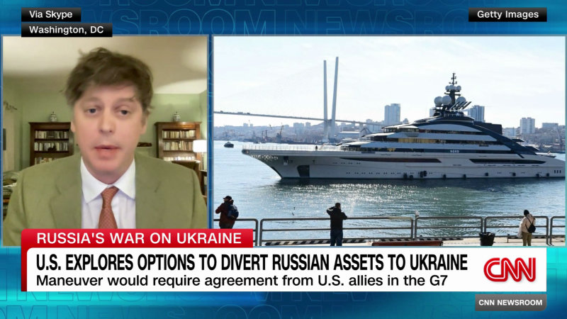 U.S. explores options to divert billions of dollars in Russian money to Ukraine