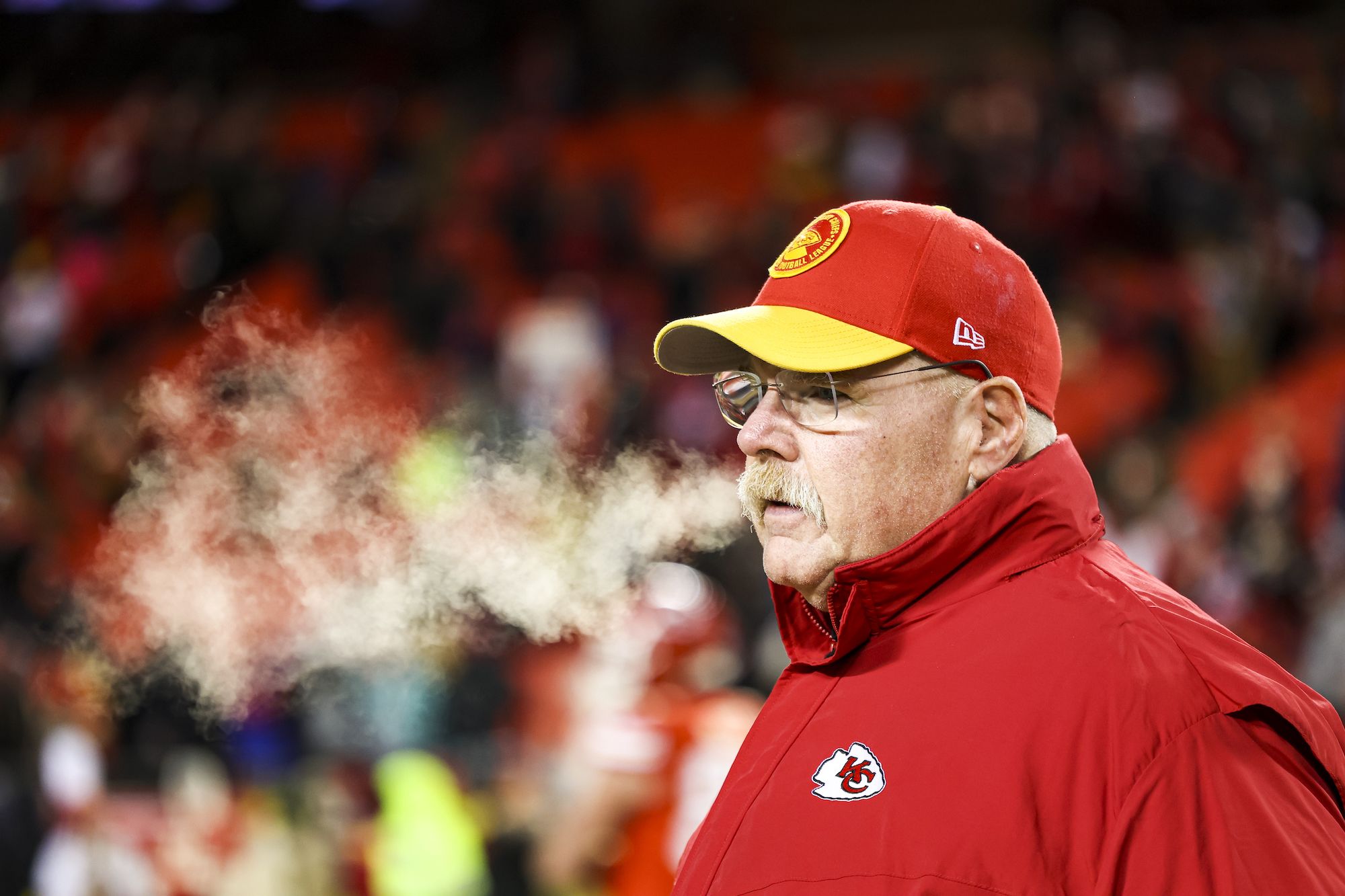 Kansas City Chiefs defeat Miami Dolphins in conditions so cold that head coach Andy Reid's mustache freezes | CNN