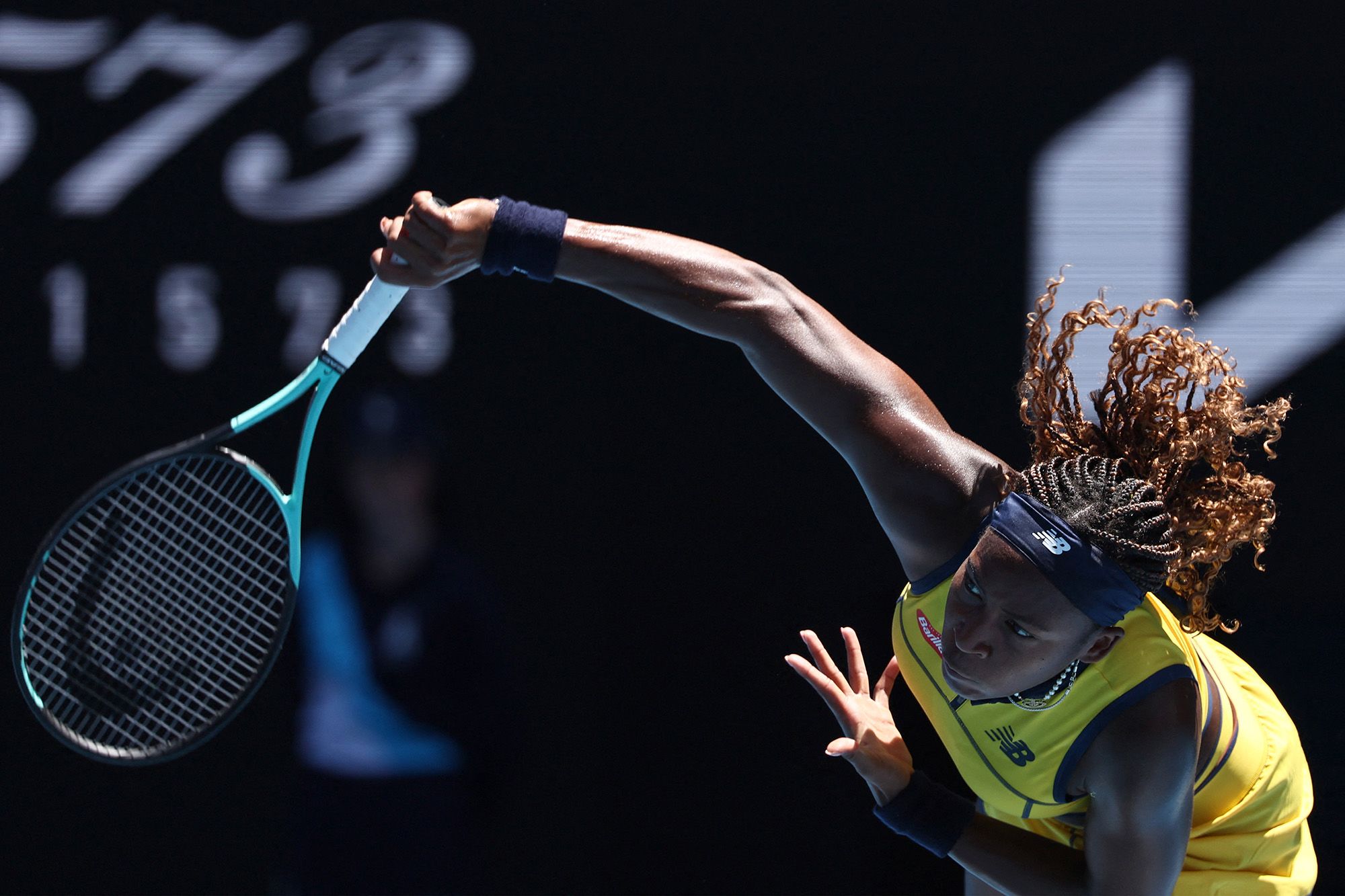 Australian Open: Coco Gauff shows off new serve during first round  demolition