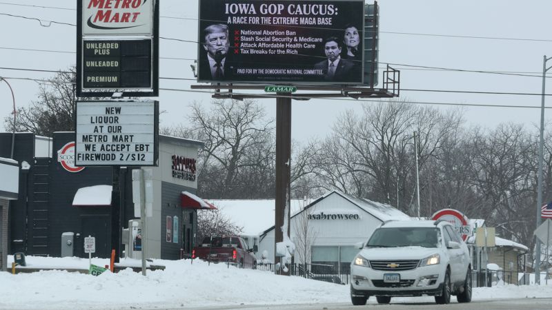 Как Айова се превърна в хаотична завеса за една съдбовна политическа година