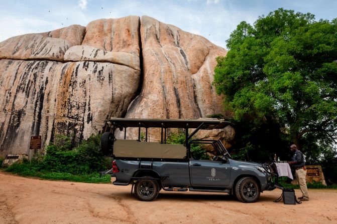 The hotel offers safari guides as part of its standard package, with visitors whisked into the park by experienced guides.