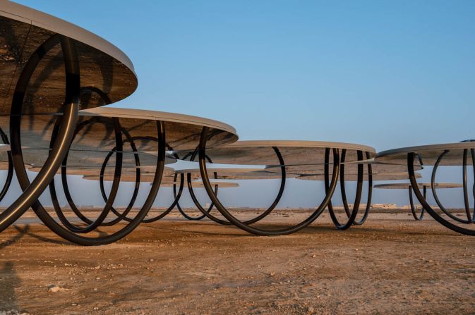 <strong>Desert surprise: </strong>Danish-Icelandic artist Olafur Eliasson's "Shadows Traveling on the Sea of the Day" is located in the deserts of Qatar.