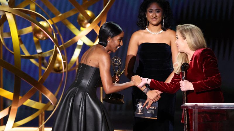 After a four-month delay, the Emmy Awards go on with the show