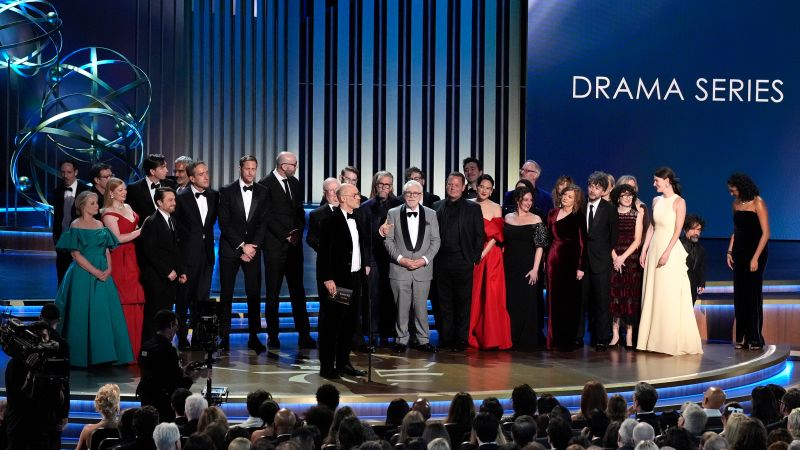 'Succession' gets late send-off at Emmys, joined by 'The Bear' and 'Beef'