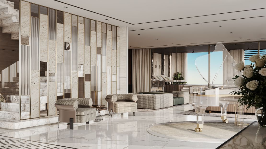The Franck Muller Aeternitas Tower in Dubai will become the world's tallest residential clock tower, thanks to a partnership with real estate developer London Gate. Rendering provided by London Gate.