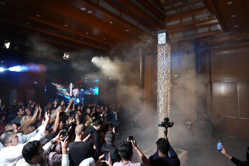 The design for Aeternitas Tower was officially unveiled at a launch event on January 9 2024, at the Ritz-Carlton Dubai (pictured).