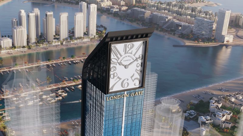 Дубай строи най-високата в света жилищна часовникова кула