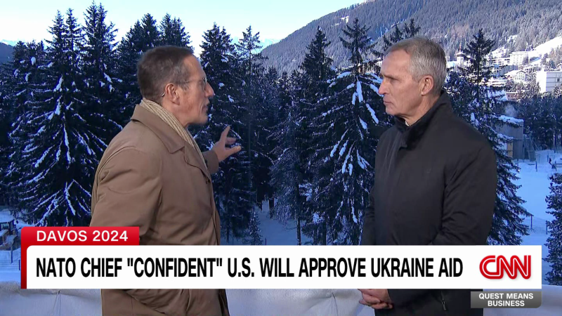 NATO secretary general ‘confident’ U.S. will approve Ukraine aid package