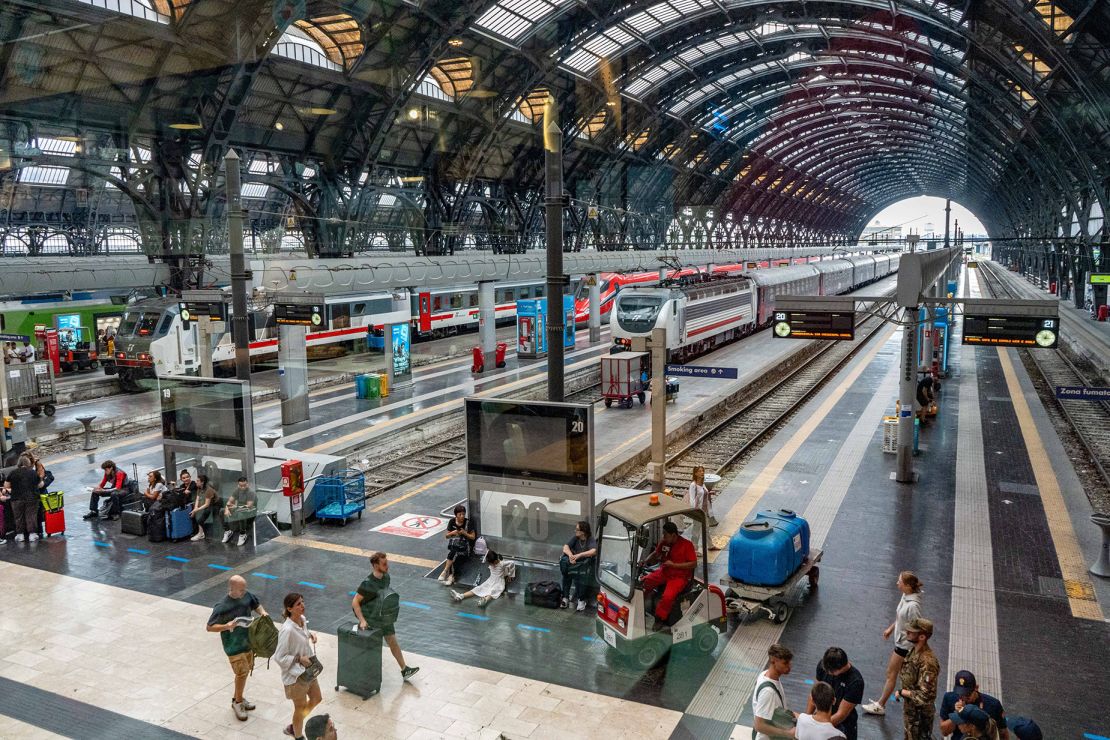 The train will depart from Milano Centrale station.