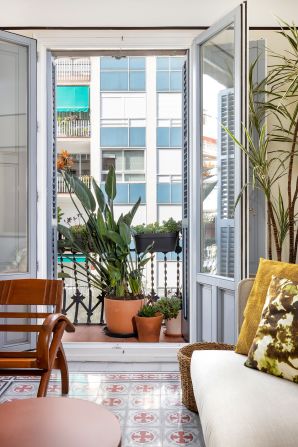 <strong>Location, location, location: </strong>Coe's newly renovated apartment is located in Barcelona's lively Sant Antoni neighborhood.