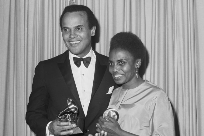 The first Grammy Awards, honoring musical excellence, took place in 1959. Seven years later, Africa had its first winner, when South African Miriam Makeba (right) won Best Folk Record for her collaboration with Harry Belafonte (left).