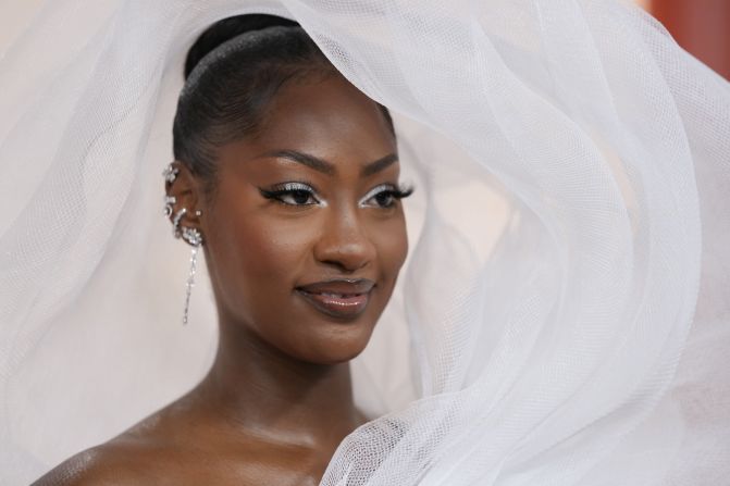 Nigeria's Tems has one win and five nominations -- including a 2024 nomination for Best Song Written for Visual Media, for her work on the song "Lift Me Up," from the film "Black Panther: Wakanda Forever." That same track earned her an Oscar nomination (pictured here on the red carpet at the 2023 awards).
