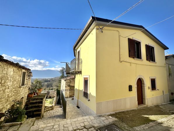 <strong>New home: </strong>The couple found a listing for a two-bedroom property in a section of town close to where Di Rienzo's great aunt had once lived and went on to purchase it for just under 100,000 euros (around $108,000.).