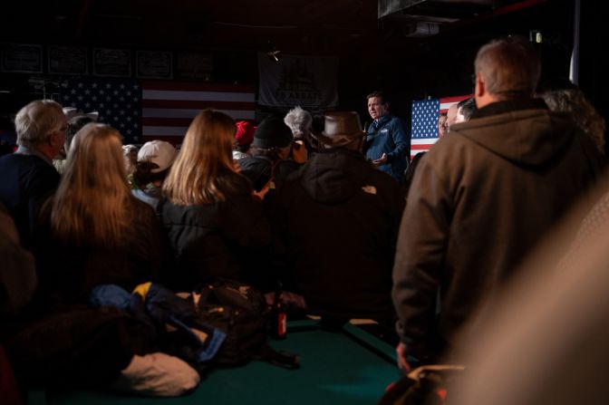 Florida Gov. Ron DeSantis holds a town hall in Hampton, New Hampshire, on Wednesday, January 17. DeSantis <a href="https://www.cnn.com/2024/01/21/politics/desantis-ends-2024-campaign/index.html" target="_blank">ended his White House bid</a> on Sunday, January 21, nearly a week after his underwhelming performance in Iowa.