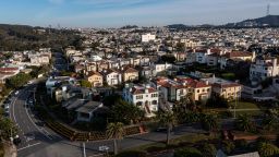 Houses in the Sea Cliff neighborhood of San Francisco, California, US, on Thursday, Dec. 15, 2022.