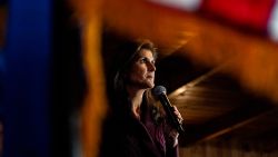 HOLLIS, NEW HAMPSHIRE: With 5 days to go until the New Hampshire primary, Republican Presidential candidate Nikki Haley meets and speaks to New Hampshire voters 