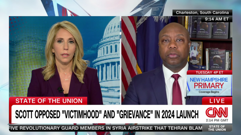 Dana Bash to Tim Scott: Why did you endorse Trump not Haley? | CNN Politics