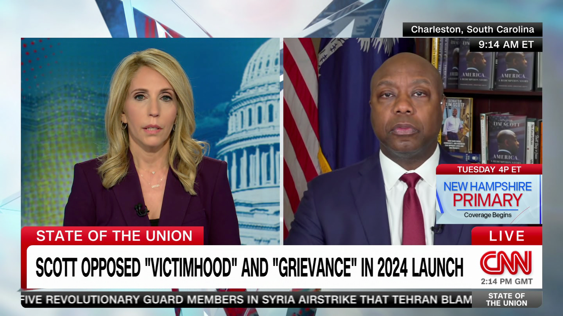 Dana Bash to Tim Scott: Why did you endorse Trump not Haley?