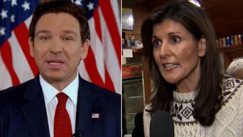 Nikki Haley Ron DeSantis SCREENGRAB