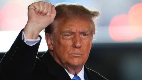 Former US President Donald Trump leaves Trump Tower for Manhattan federal court for the second defamation trial against him, in New York City on January 22, 2024. Writer E. Jean Carroll is seeking more than $10 million in damages in the civil trial, alleging that Trump defamed her in 2019 when he was president and she had just come out with her allegation, saying she "is not my type." This is separate to a civil case last year where another New York jury found Trump liable for sexually assaulting Carroll in a department store dressing room in 1996 and subsequently defaming her in 2022, when he called her a "complete con job." (Photo by Charly TRIBALLEAU / AFP) (Photo by CHARLY TRIBALLEAU/AFP via Getty Images)