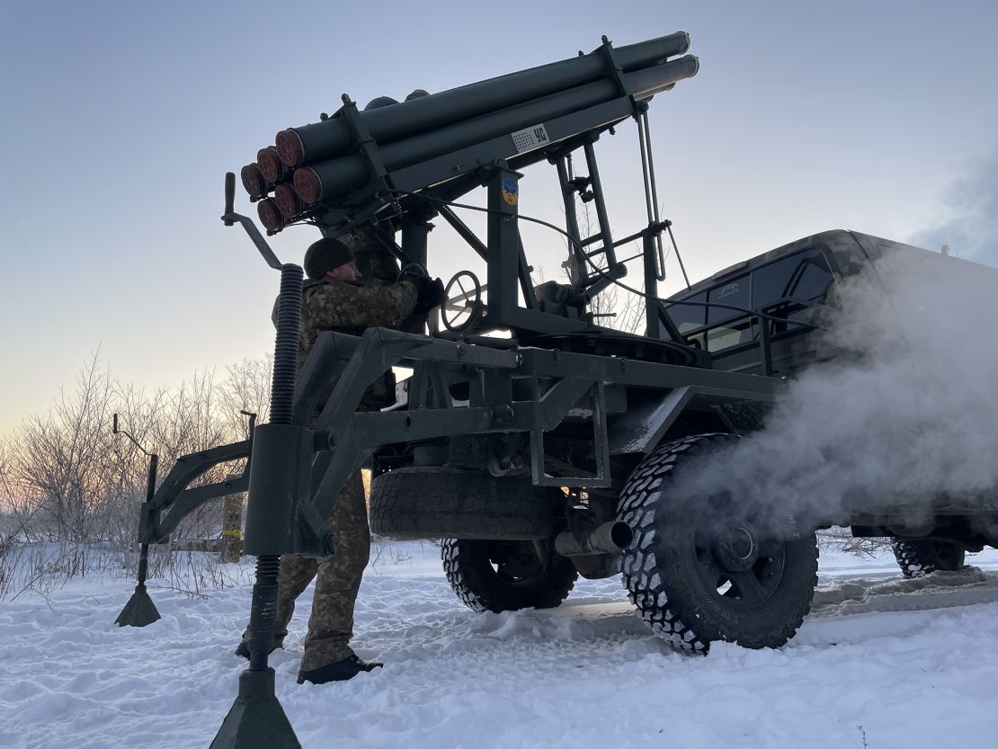 OPTION 1: With the temperature far below freezing, the Soviet rockets operated by one Omega Special Forces team outside Avdiivka wouldn't launch on one early morning fire mission.
 
OPTION 2: Reliant on the Soviet kit they have, not the Western arms they crave, Ukrainian troops have learned to be more creative with their weapons in battle.
